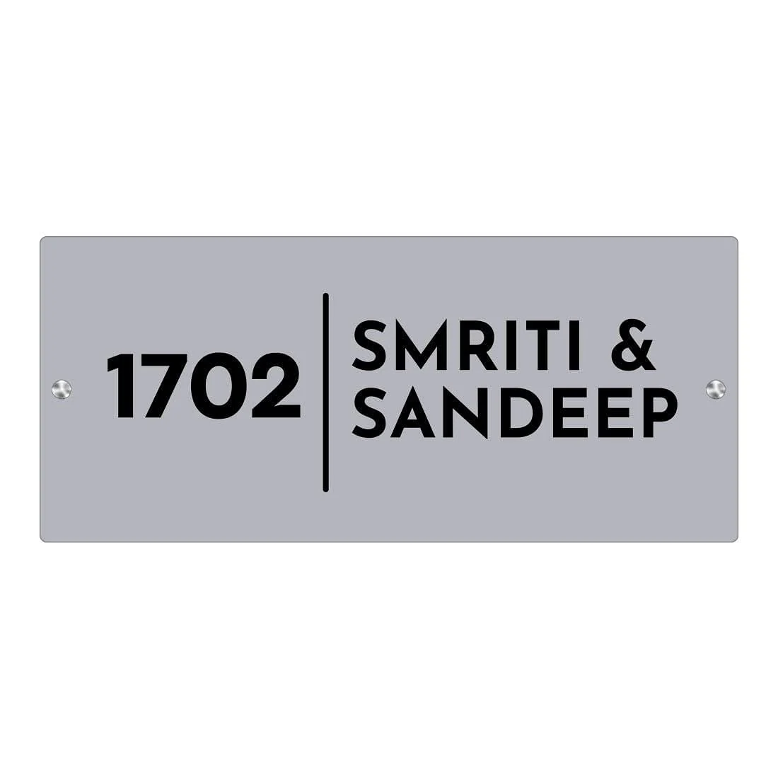 Acrelic Name Plate for Flats Home Personalized Office Nameboard - Image 3