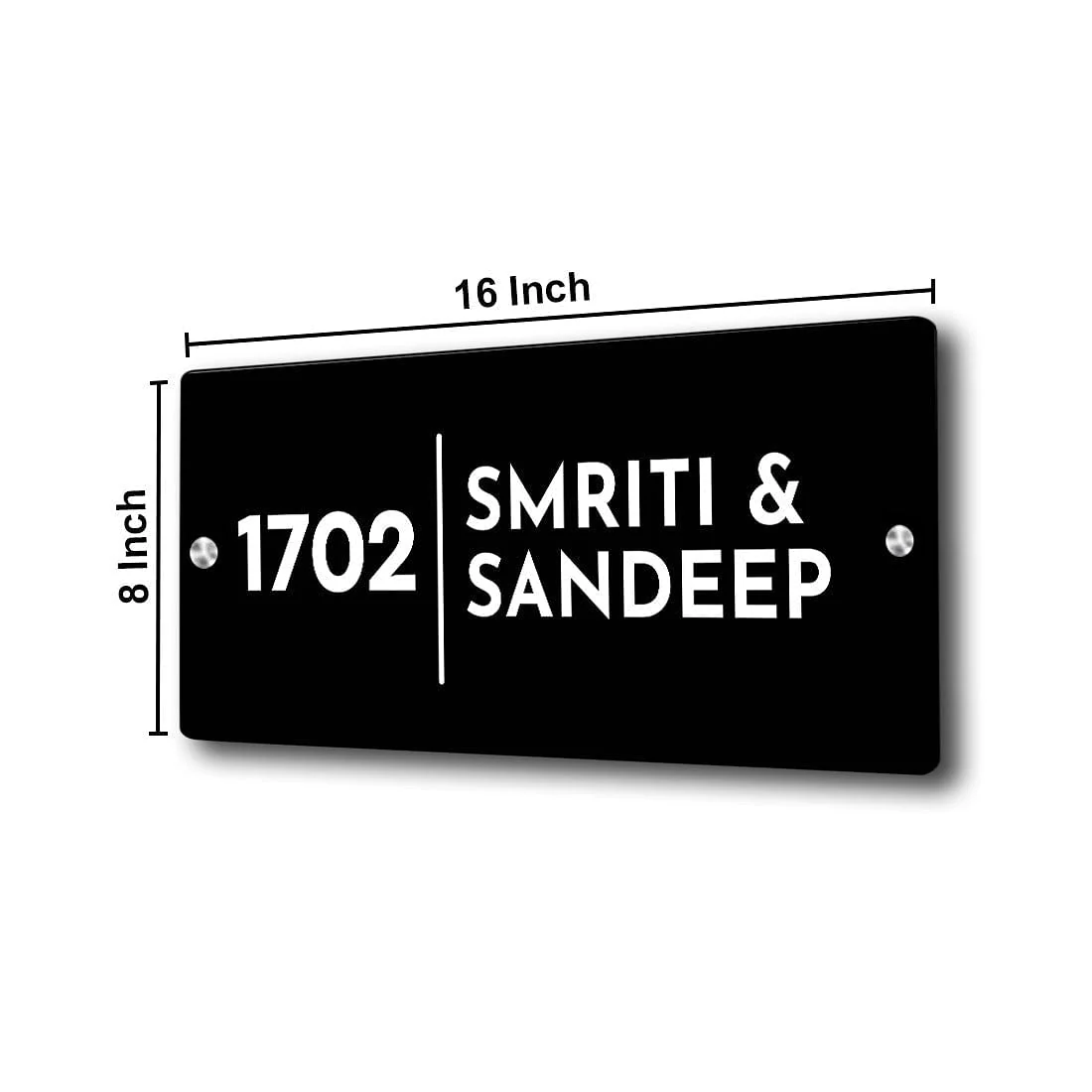 Acrelic Name Plate for Flats Home Personalized Office Nameboard - Image 6