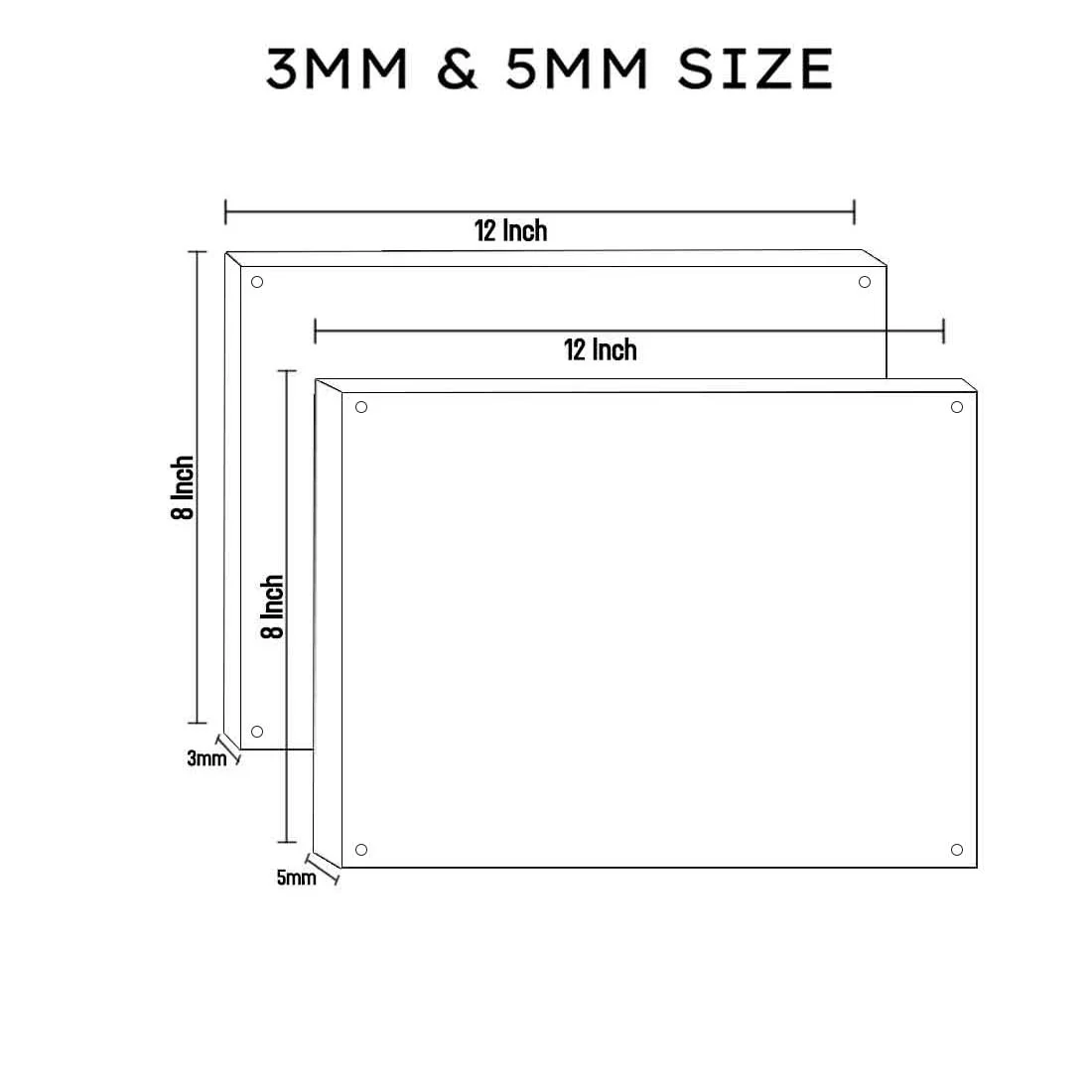 Acrylic Photo Frame - Premium Perspex Picture Frames with high definition printing - Available in various sizes - Image 16