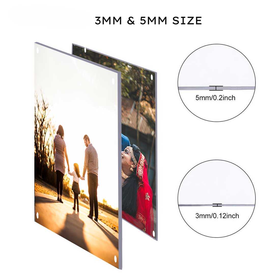 Acrylic Photo Frame - Premium Perspex Picture Frames with high definition printing - Available in various sizes - Image 20