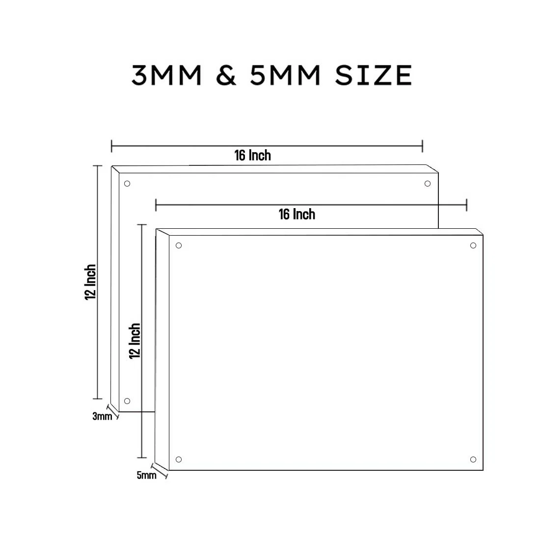 Acrylic Photo Frame - Premium Perspex Picture Frames with high definition printing - Available in various sizes - Image 22
