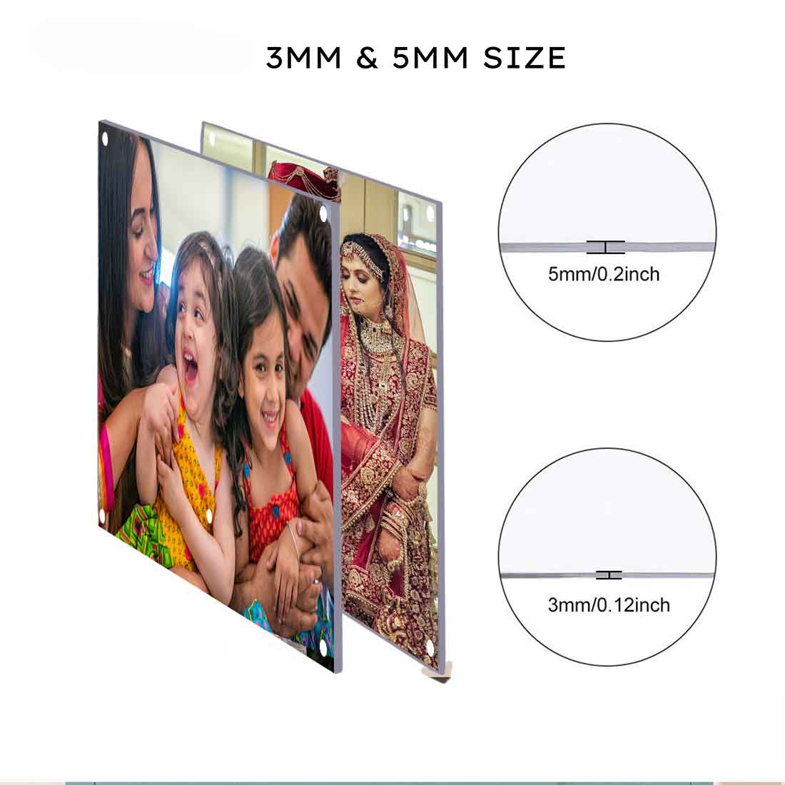 Acrylic Photo Frame - Premium Perspex Picture Frames with high definition printing - Available in various sizes - Image 25