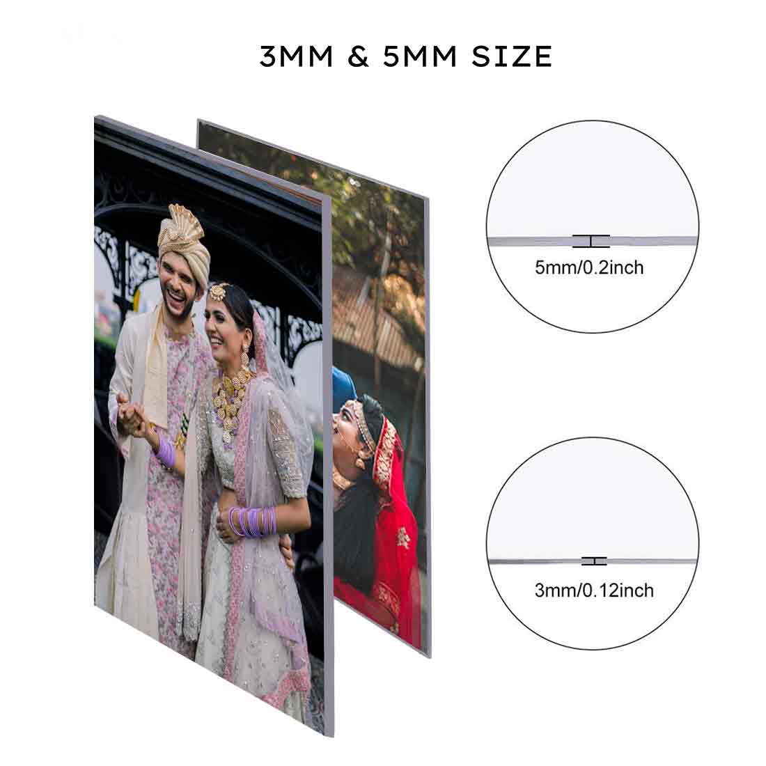 Acrylic Photo Frame - Premium Perspex Picture Frames with high definition printing - Available in various sizes - Image 35