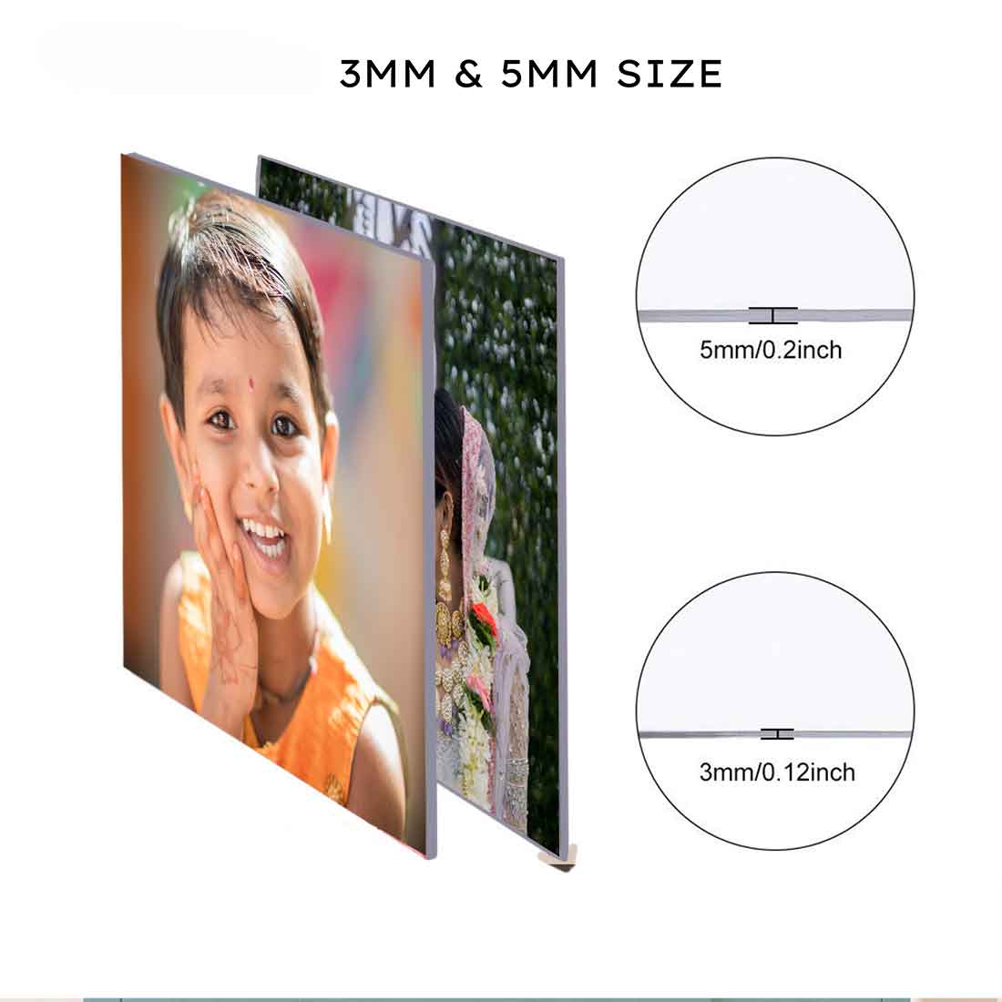 Acrylic Photo Frame - Premium Perspex Picture Frames with high definition printing - Available in various sizes - Image 7