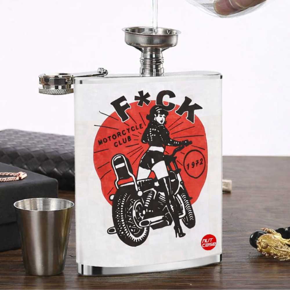 Hip Flask - Motorcycle Club - Image 2