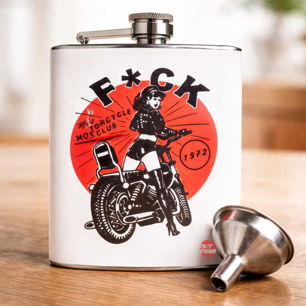 Hip Flask - Motorcycle Club - Image 3