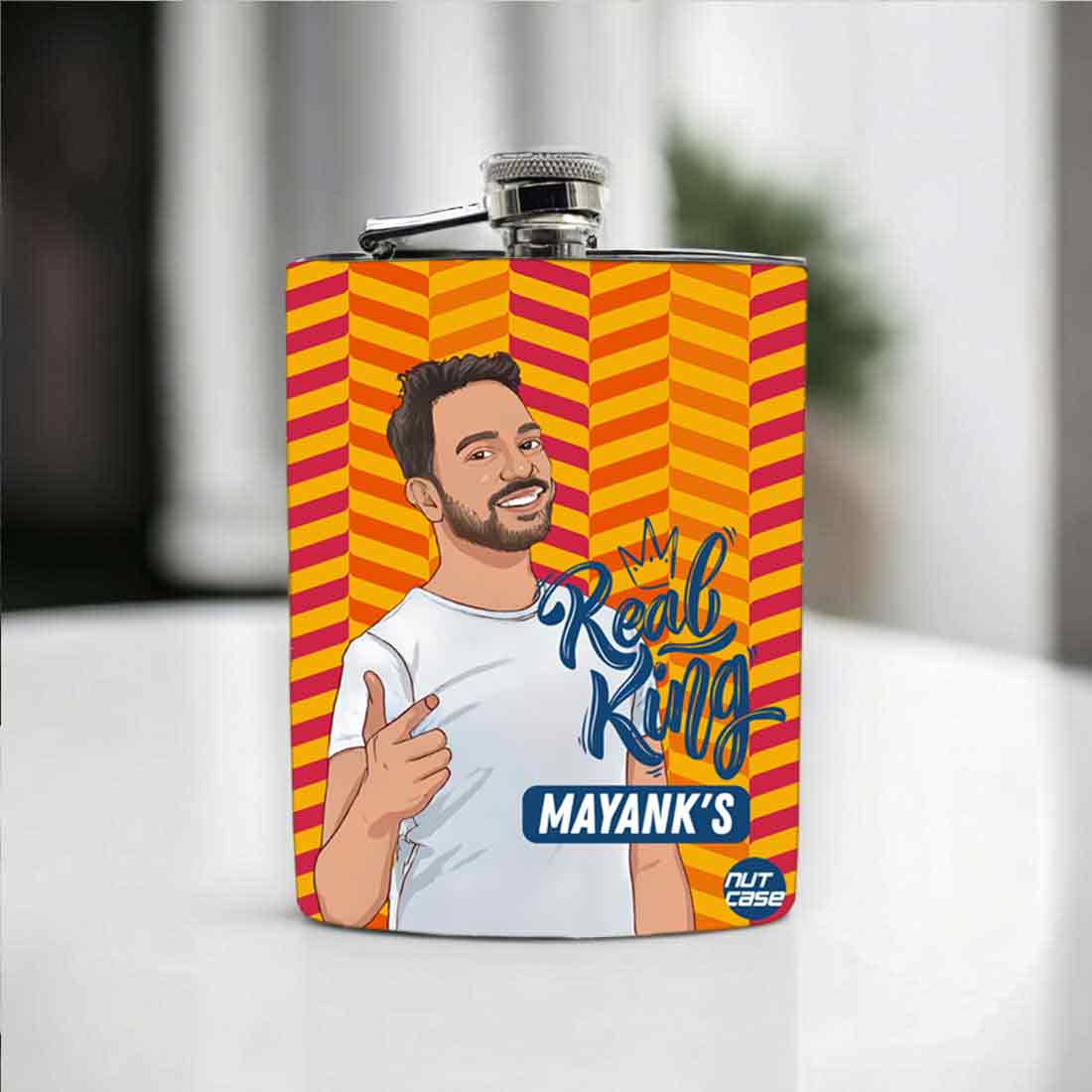 Alcohol Flask with Art Photo-Custom Hip Flasks with Picture Turned into Art - Image 2