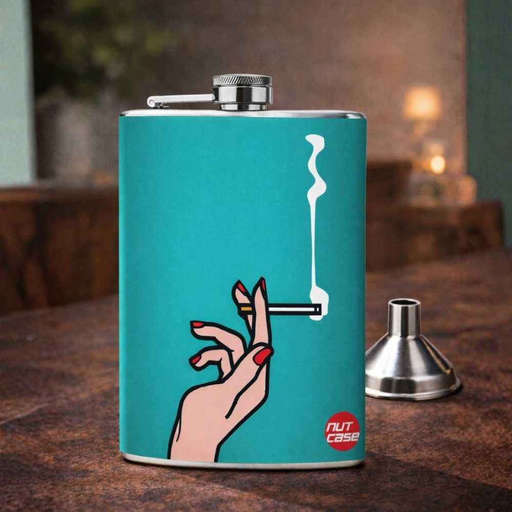 Hip Flask - No Smoking ! Gifts For Her