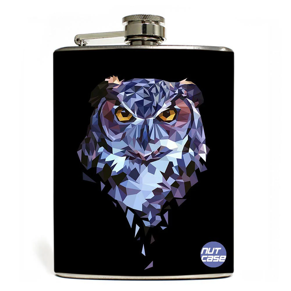 Hip Flask - Geometric Owl - Image 5