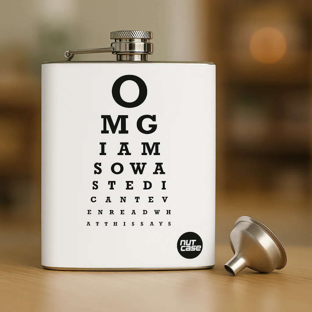 Hip Flask - OMG Eye Test
