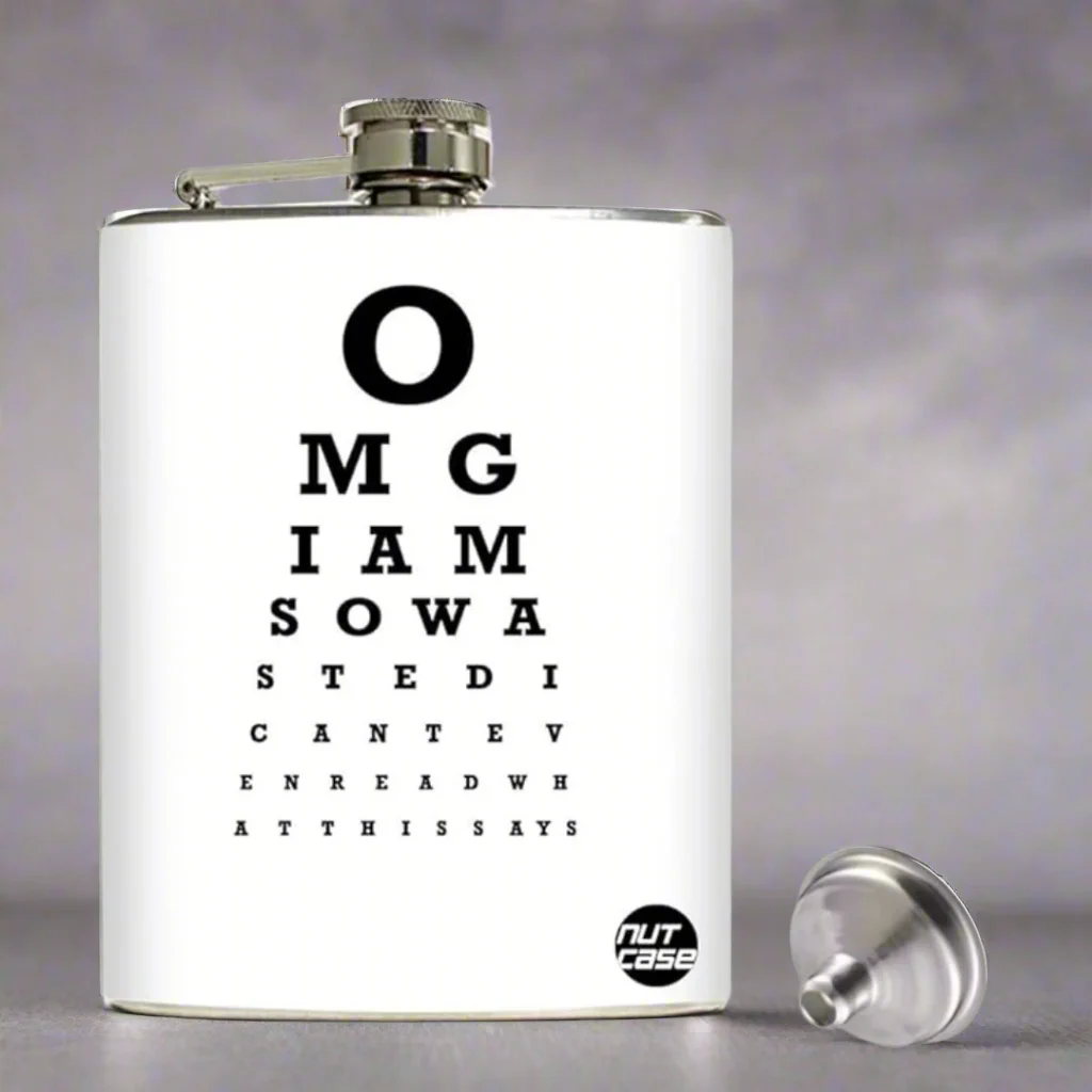 Hip Flask - OMG Eye Test - Image 2