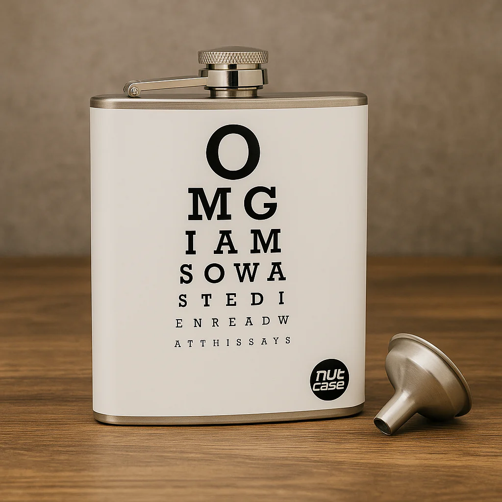 Hip Flask - OMG Eye Test - Image 4
