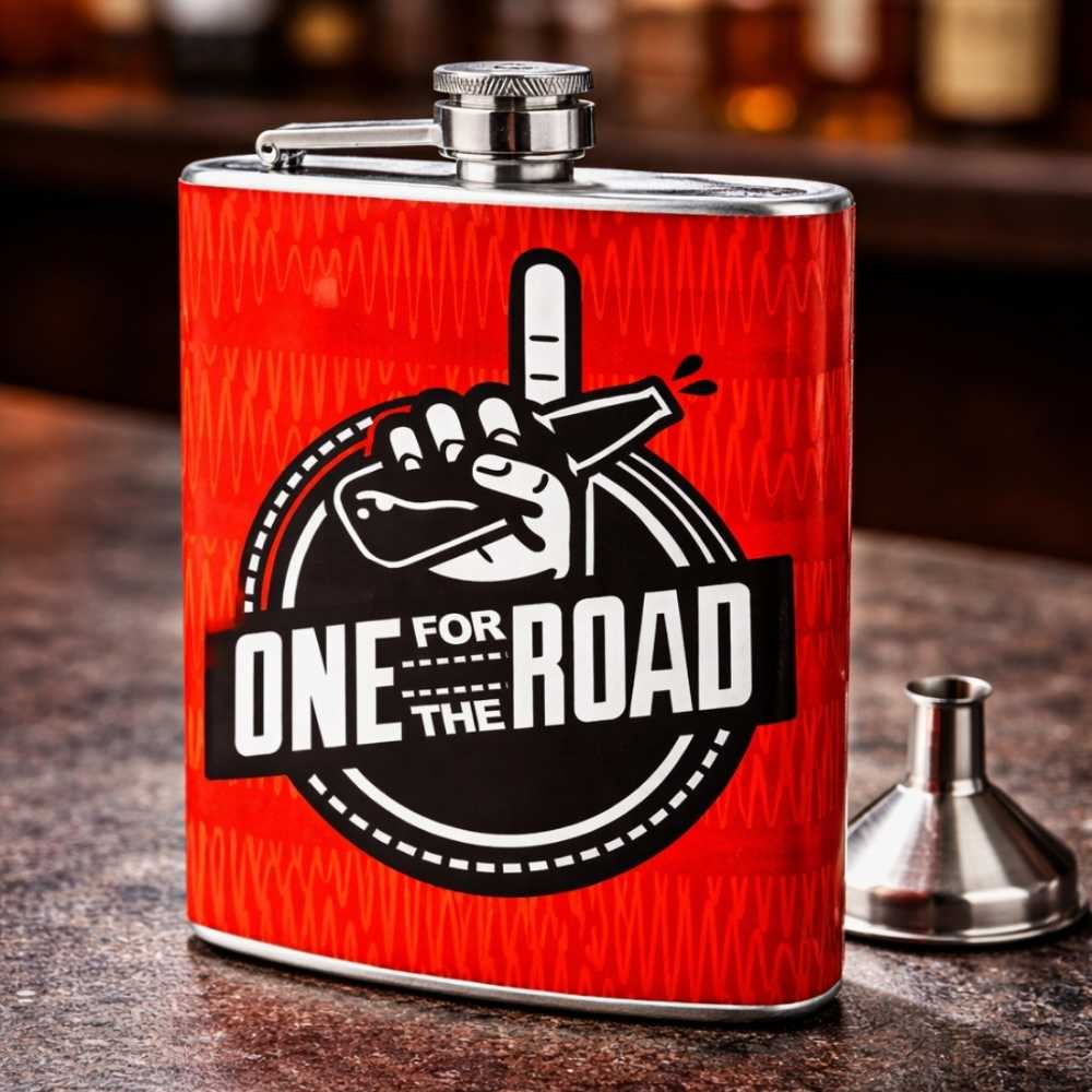 Hip Flask - One For The Road