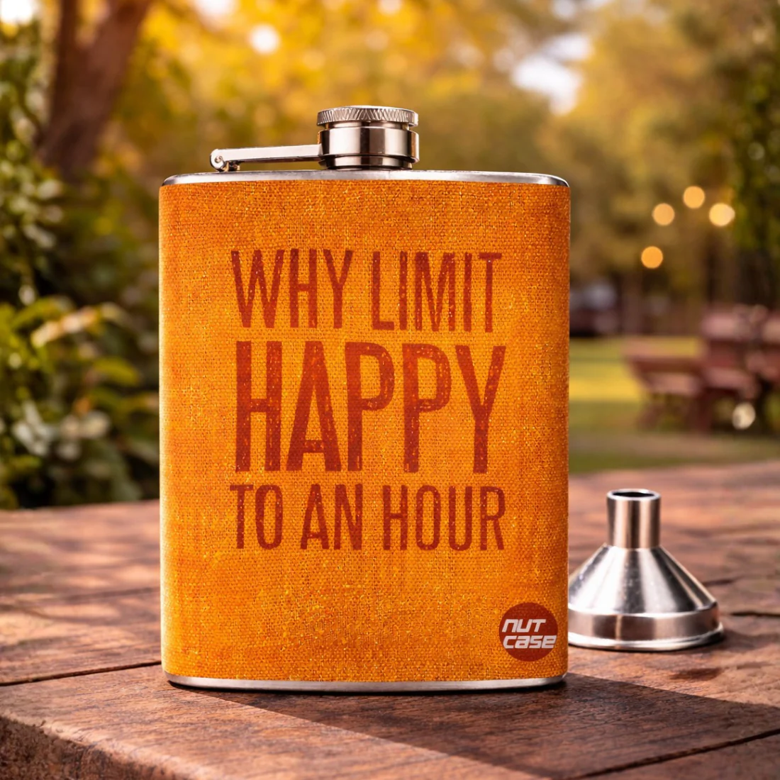 Hip Flask - Happy Hours