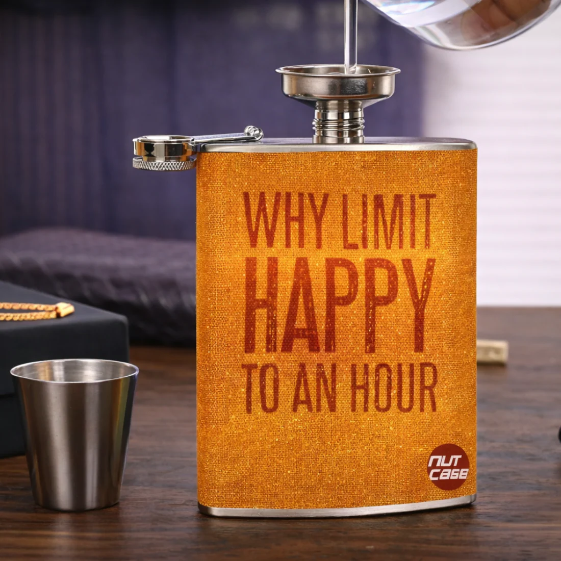Hip Flask - Happy Hours - Image 3