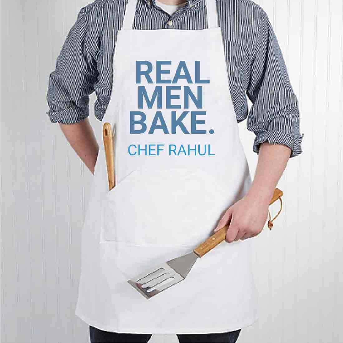 Custom Printed Aprons for Mens Baking Cooking - Baker - Image 2