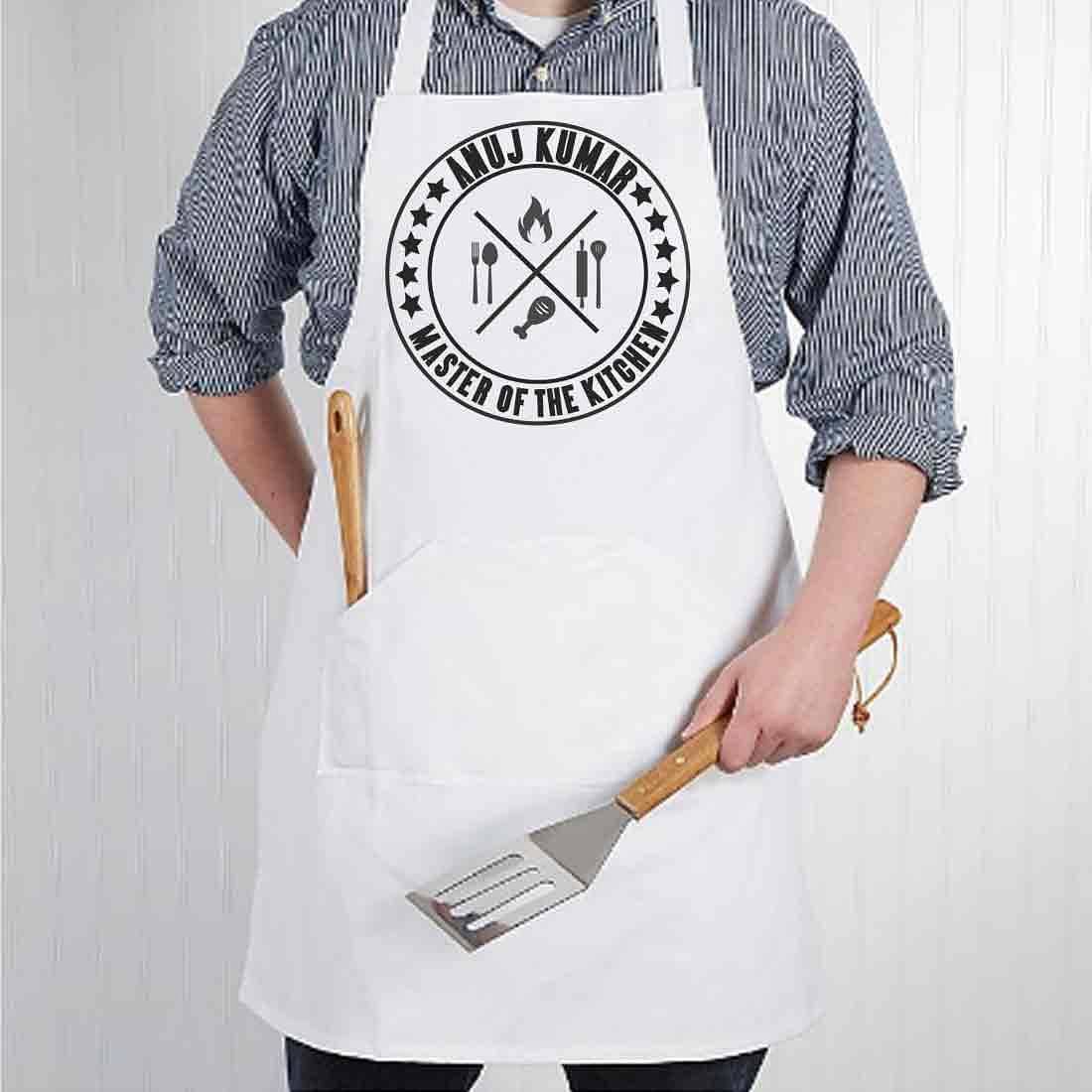 Custom Made Kitchen Apron for Mens Baking - Kitchen Master - Image 2