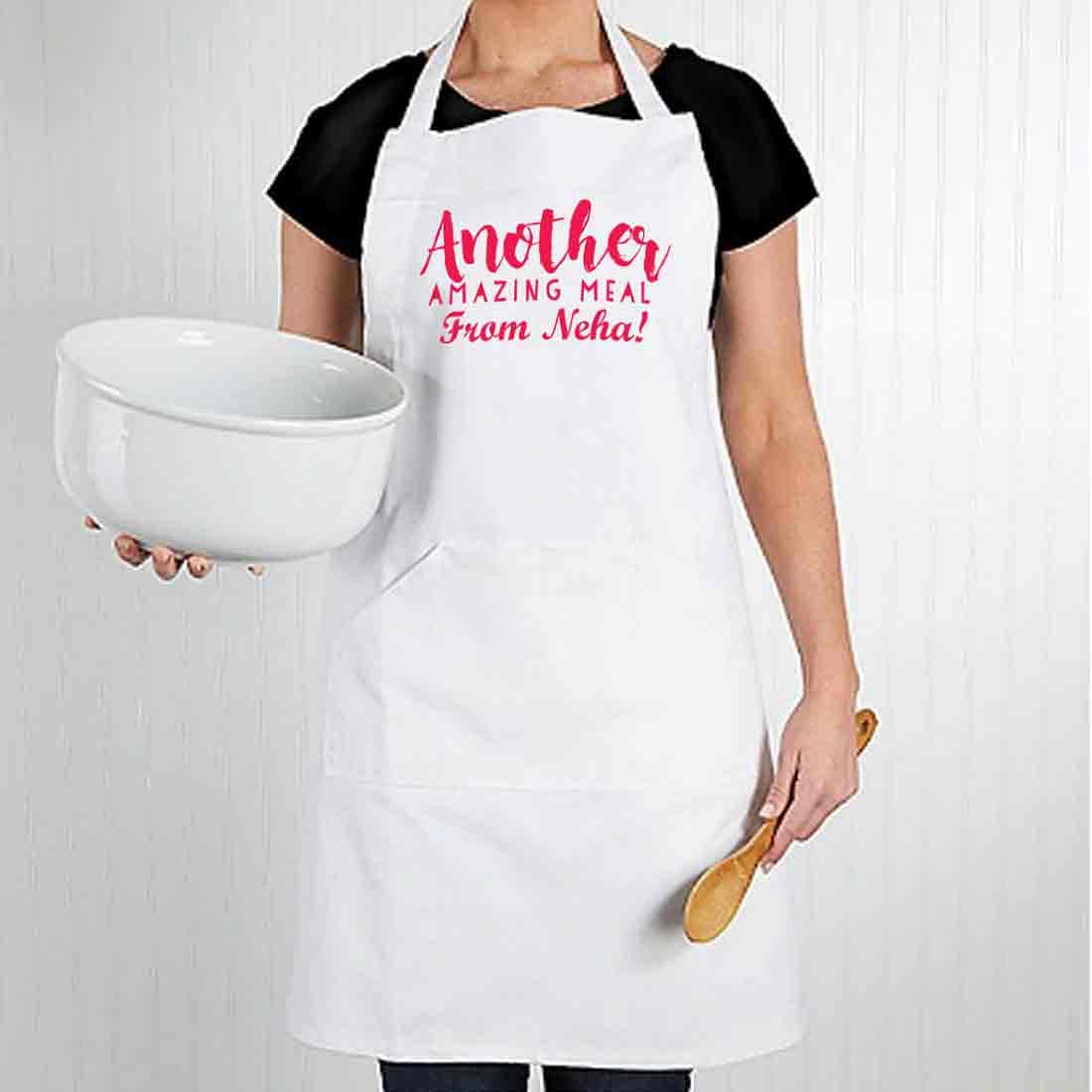 Personalized Chef Apron for Women Baking Cooking - Amazing Meal - Image 2