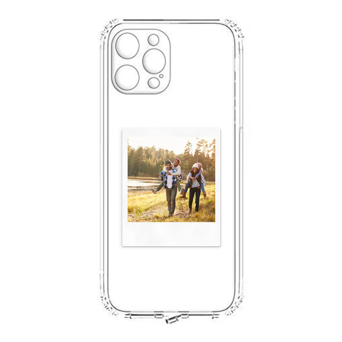 Back Cover for iPhone 11 Pro with Photo Transparent TPU Case with Camera Protection - Image 4