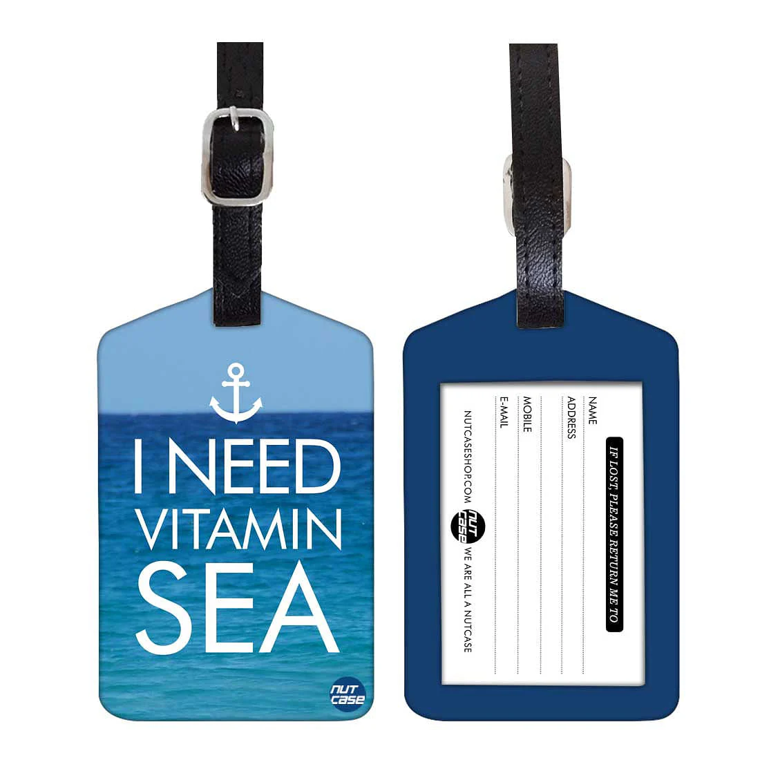 Luggage Tags Set Of 2 - VITAMIN SEA