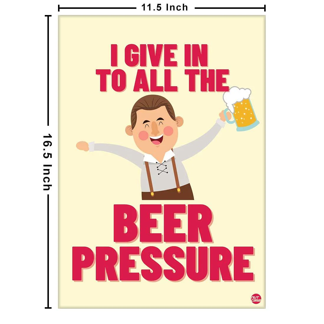 Designer Wall Art for Bar Beer Posters-Pressure - Image 3