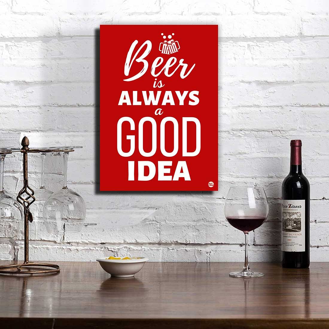 Beer Poster Design Bar Wall Art for home Restaurants-Good Idea - Image 2