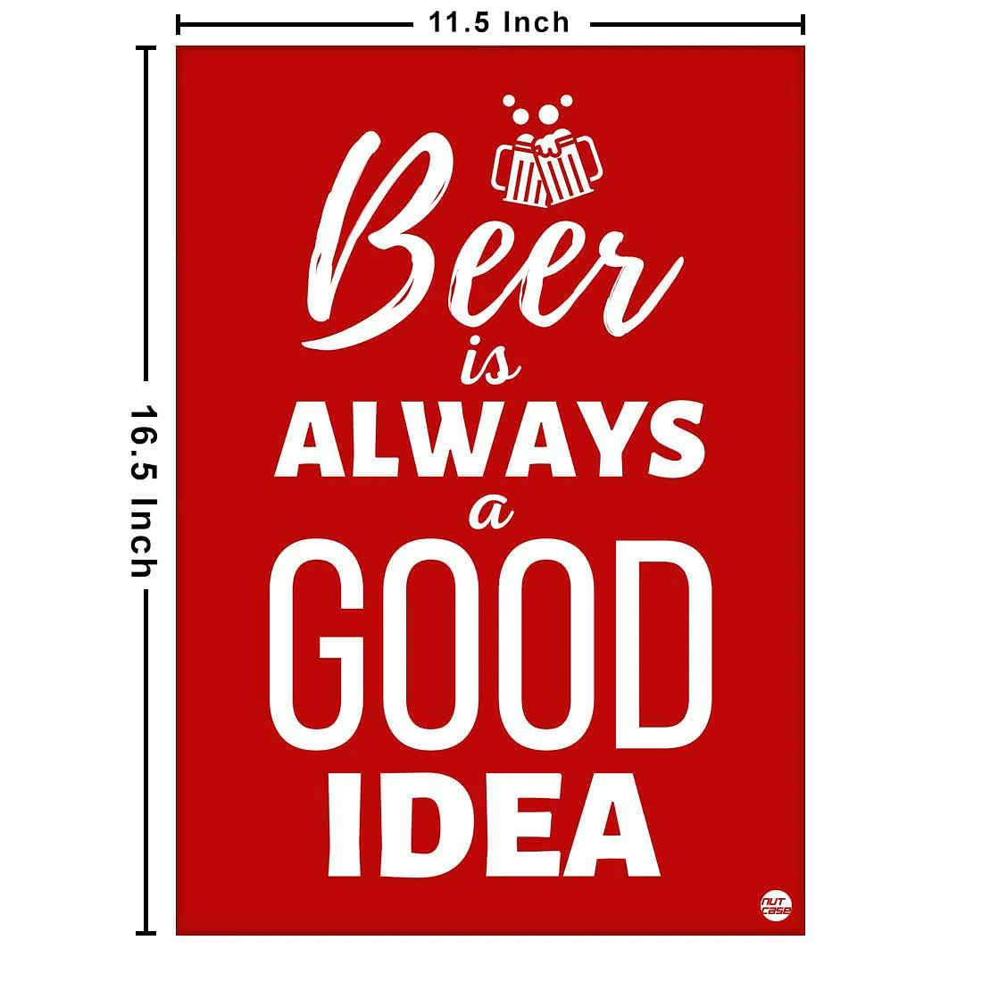 Beer Poster Design Bar Wall Art for home Restaurants-Good Idea - Image 3