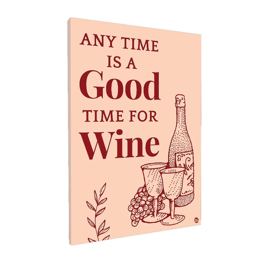 Nutcase Wine Posters Bar Wall Art- Good Time - Image 4