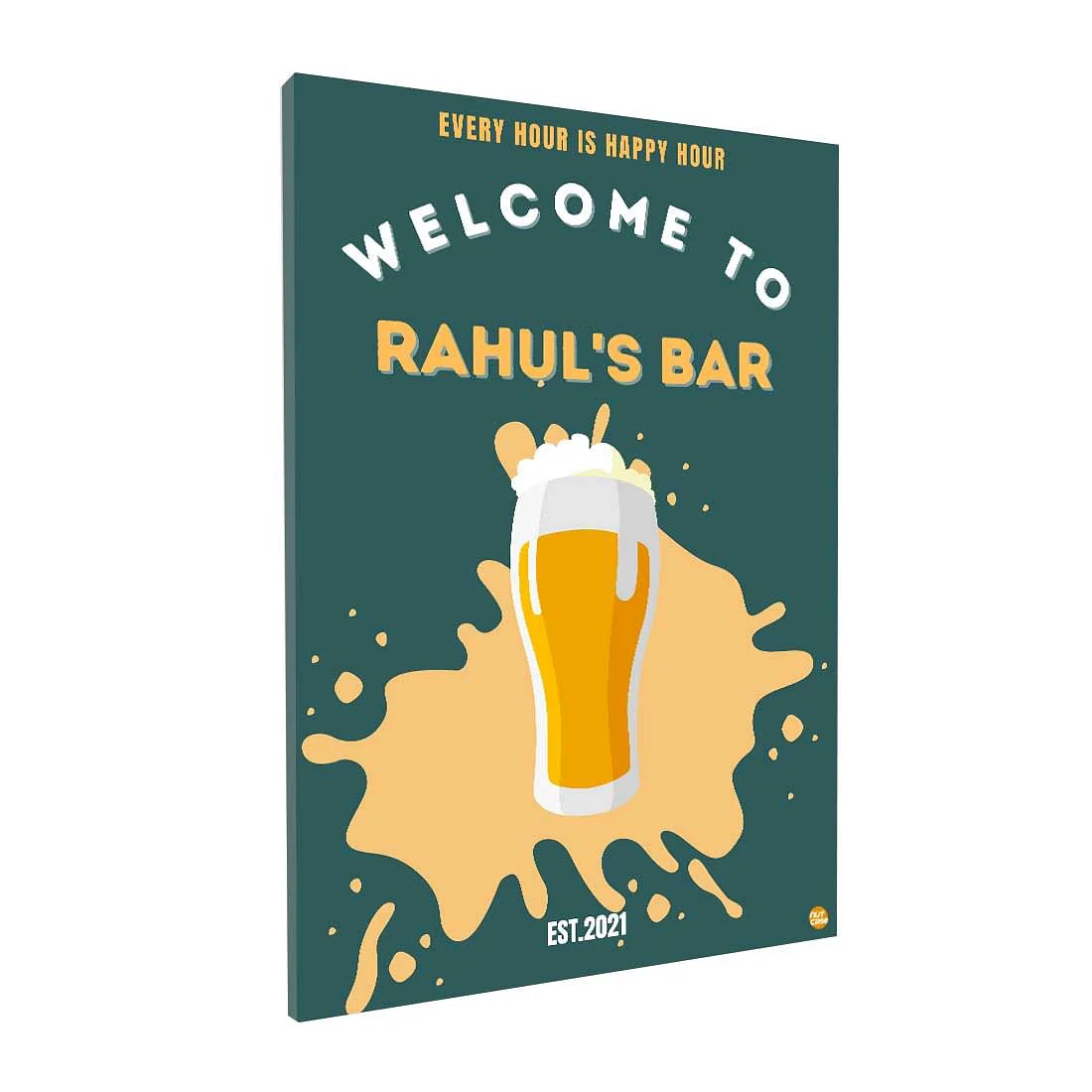 Personalized Bar Wall Decor Ideas Beer Posters-Happy Hour - Image 4