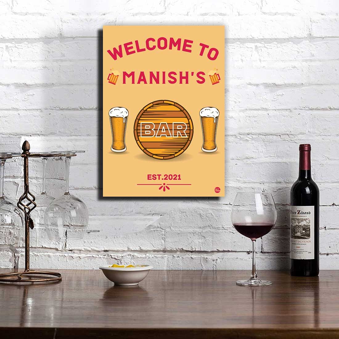 Custom Bar Wall Art Beer Posters-Barrel - Image 2