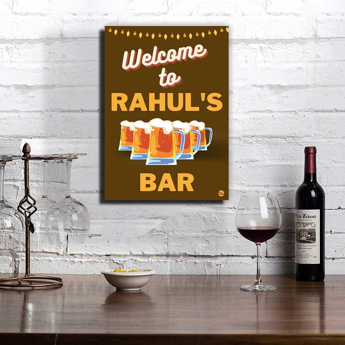 Customized Bar Sign for Home Beer Wall Art for Restaurants Bars - Image 2