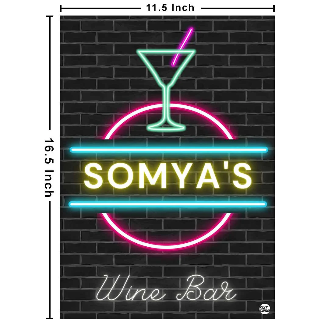 Personalized Wine Poster Wall Art for Home Bar - Image 3