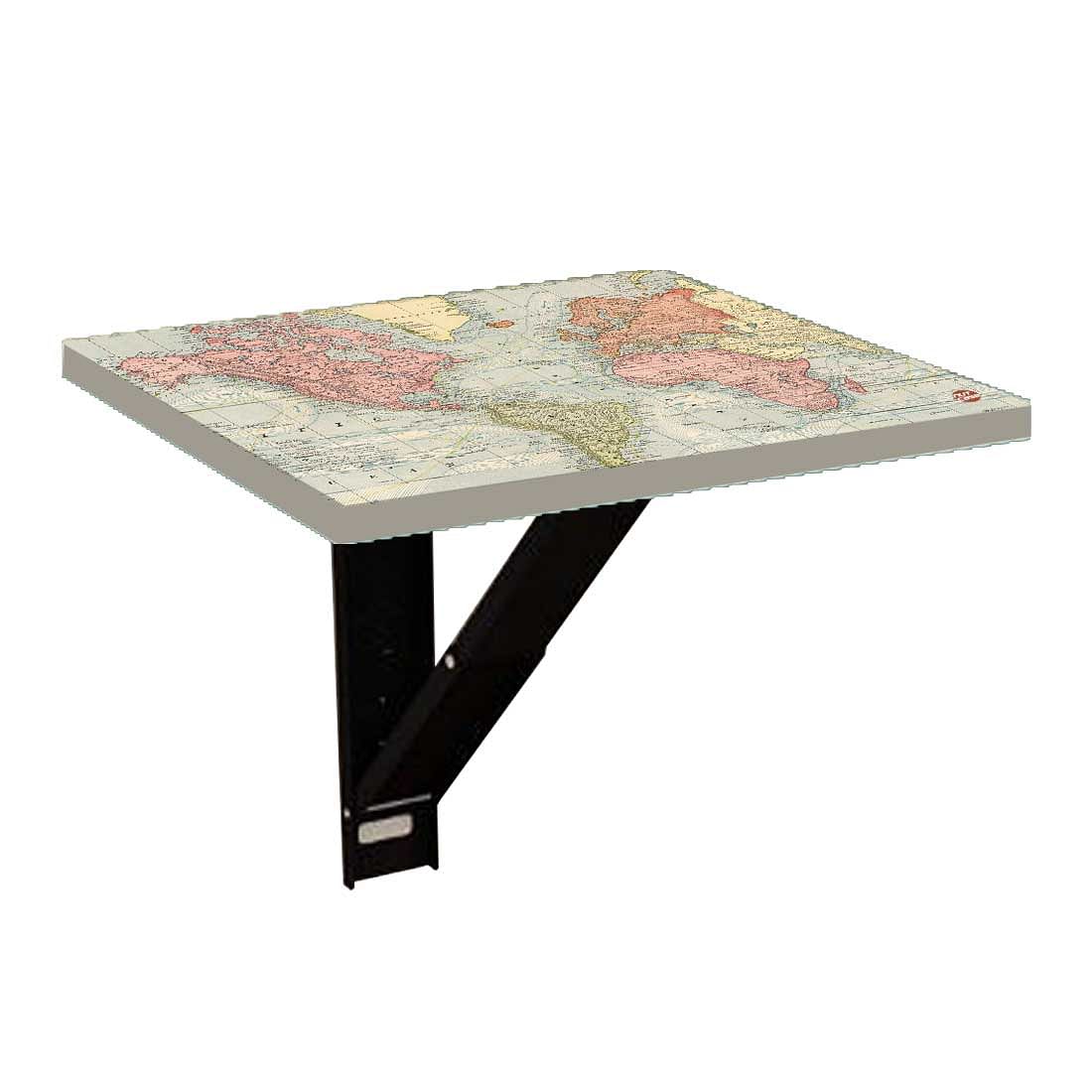 Wall Mounted Table for Bedroom - Vintage Map - Image 6