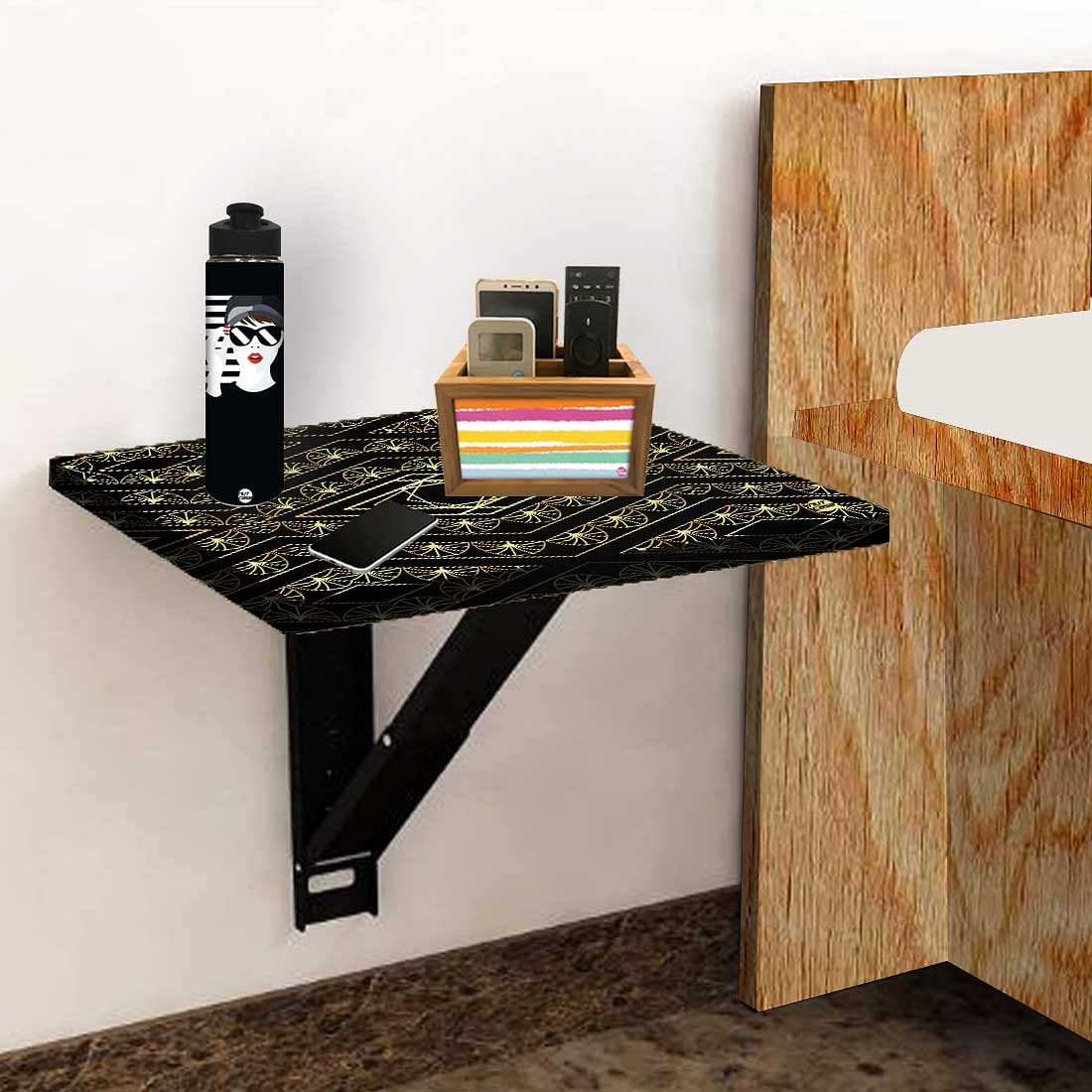 Wall Mount Side Table For Bedroom - Retro Pattern - Image 5