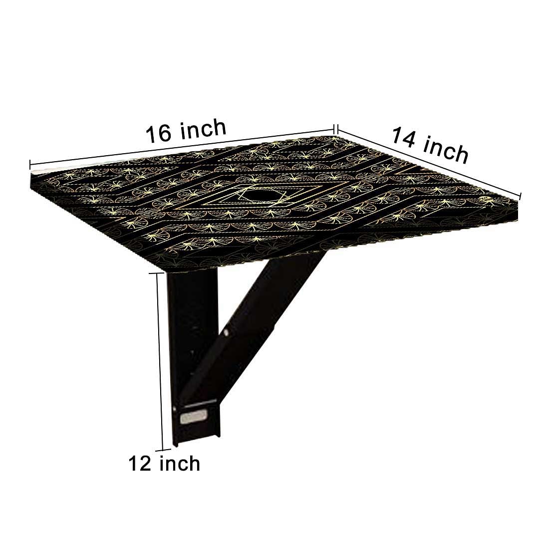 Wall Mount Side Table For Bedroom - Retro Pattern - Image 9