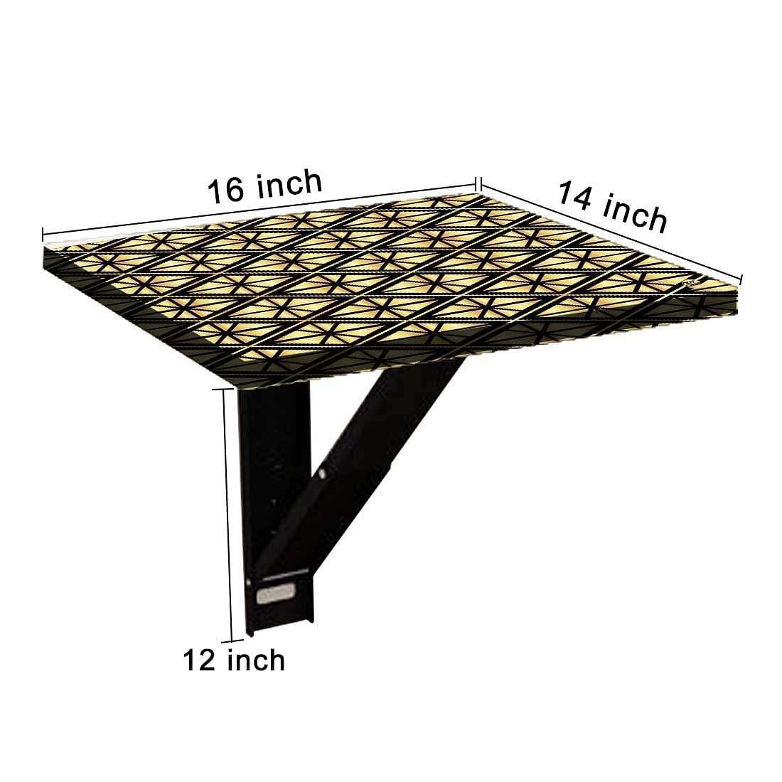Folding Side Table for Bedroom - Geometric Diamond - Image 9