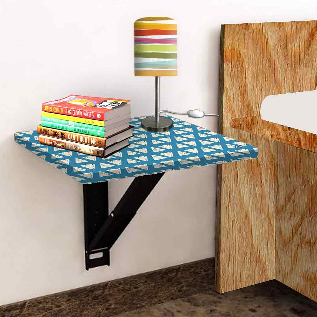 Wall Mounted Bedside Table - White Triangle - Image 4