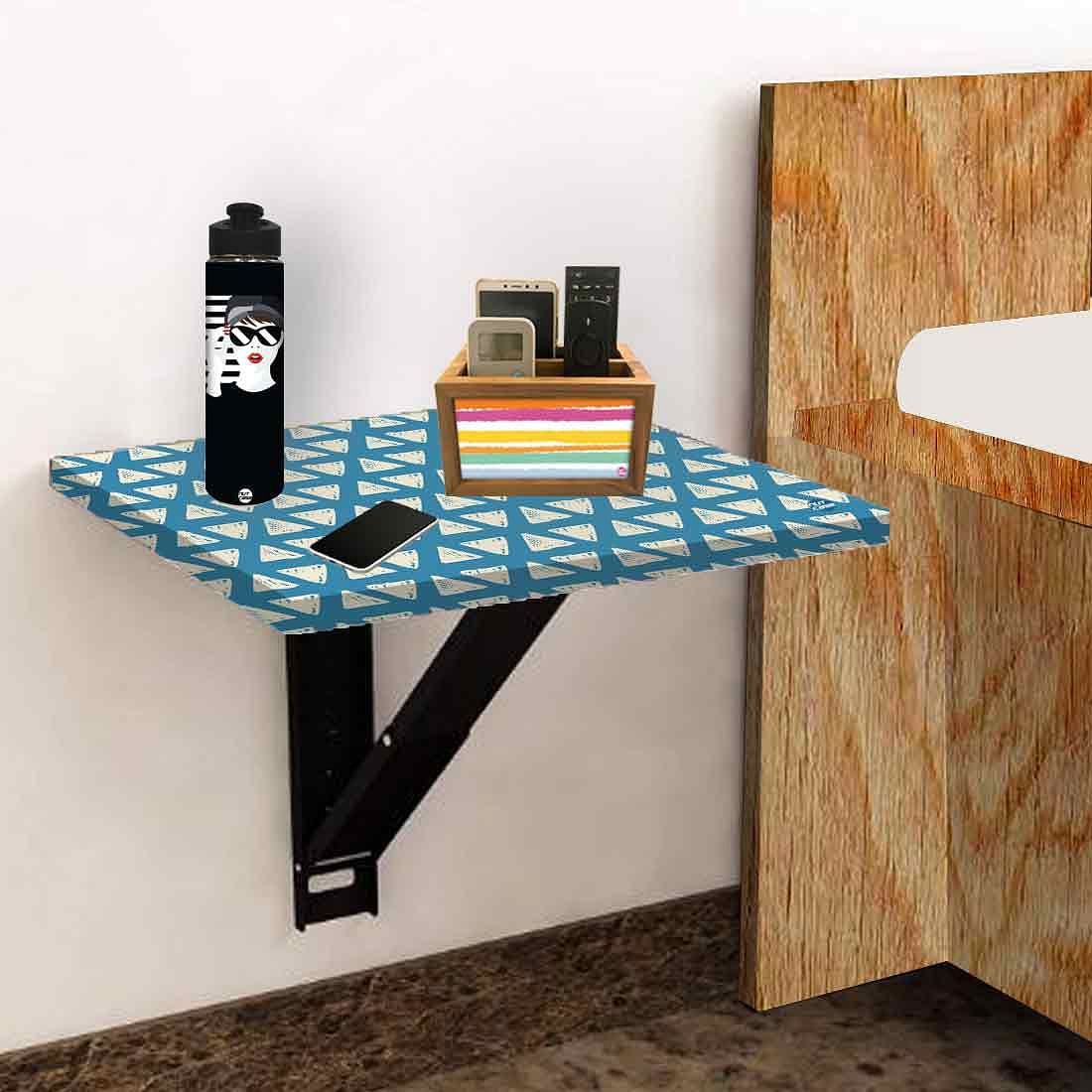 Wall Mounted Bedside Table - White Triangle - Image 5