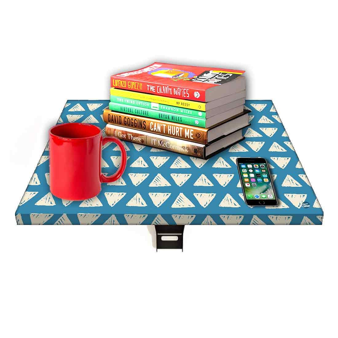 Wall Mounted Bedside Table - White Triangle - Image 7