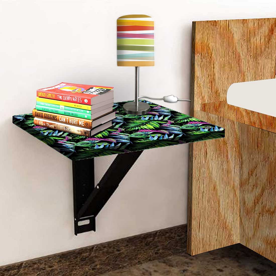 Wall Mounted Table for Bedroom - Green Blue Leaf - Image 4