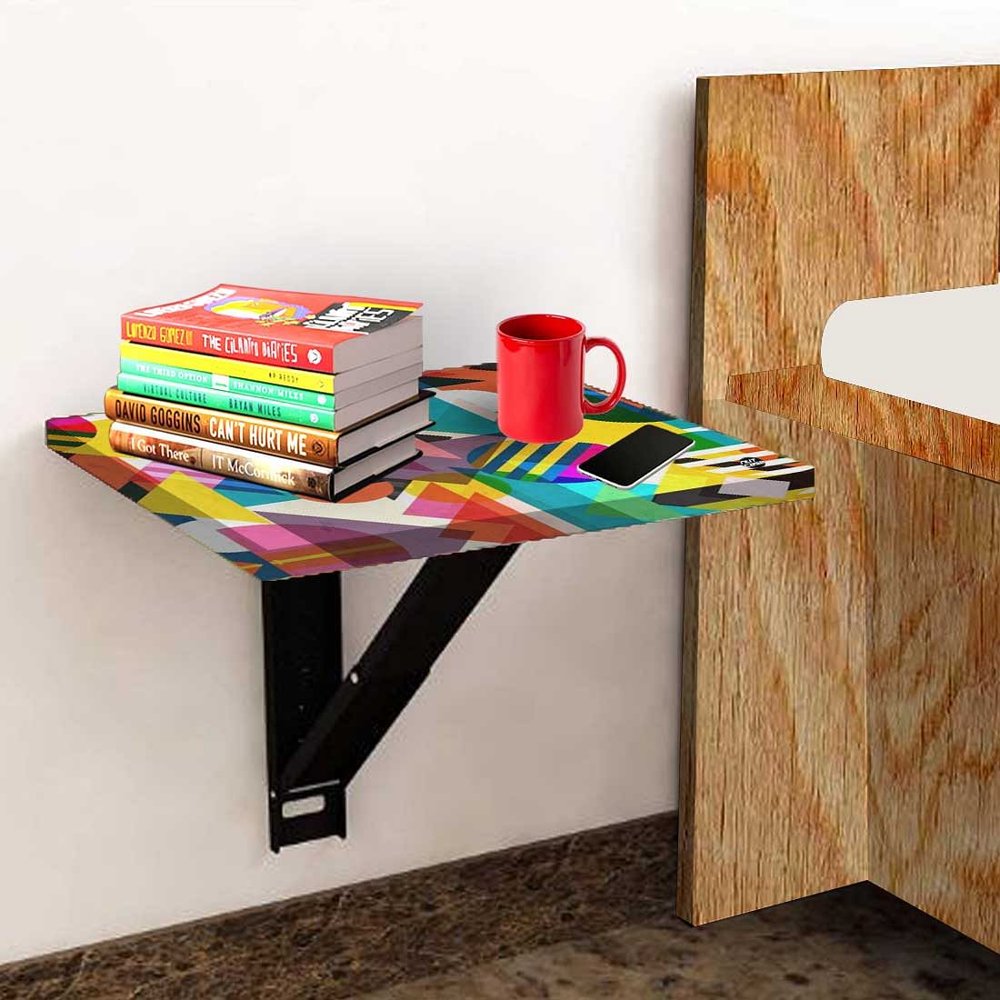 Tv Setup Box Stand Wall Mount - Designer Pattern - Image 3