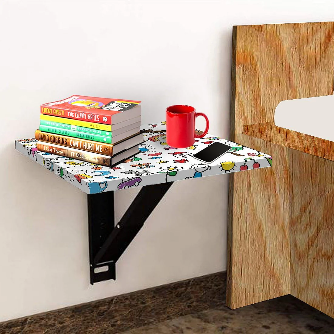 Set Top Box Stand Wall Mount - Kids Beautiful Design - Image 3