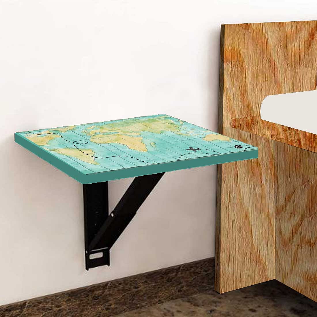 Fold Down Table Bracket - Treasure Map