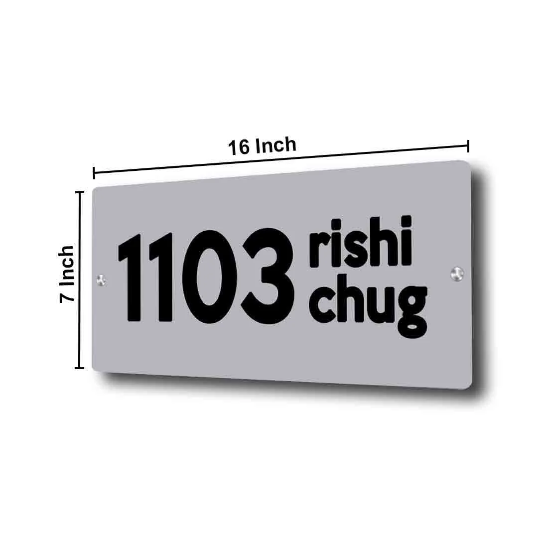 Best Name Plate Design for House Entrance Custom Acrylic Board - Image 6