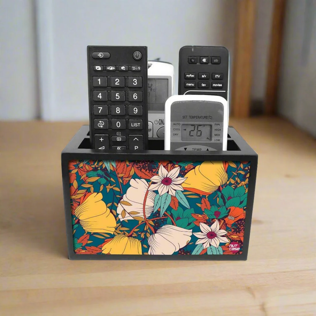 Elegant Remote Control Holder For TV / AC Remotes - Autumn Leaves - Image 11