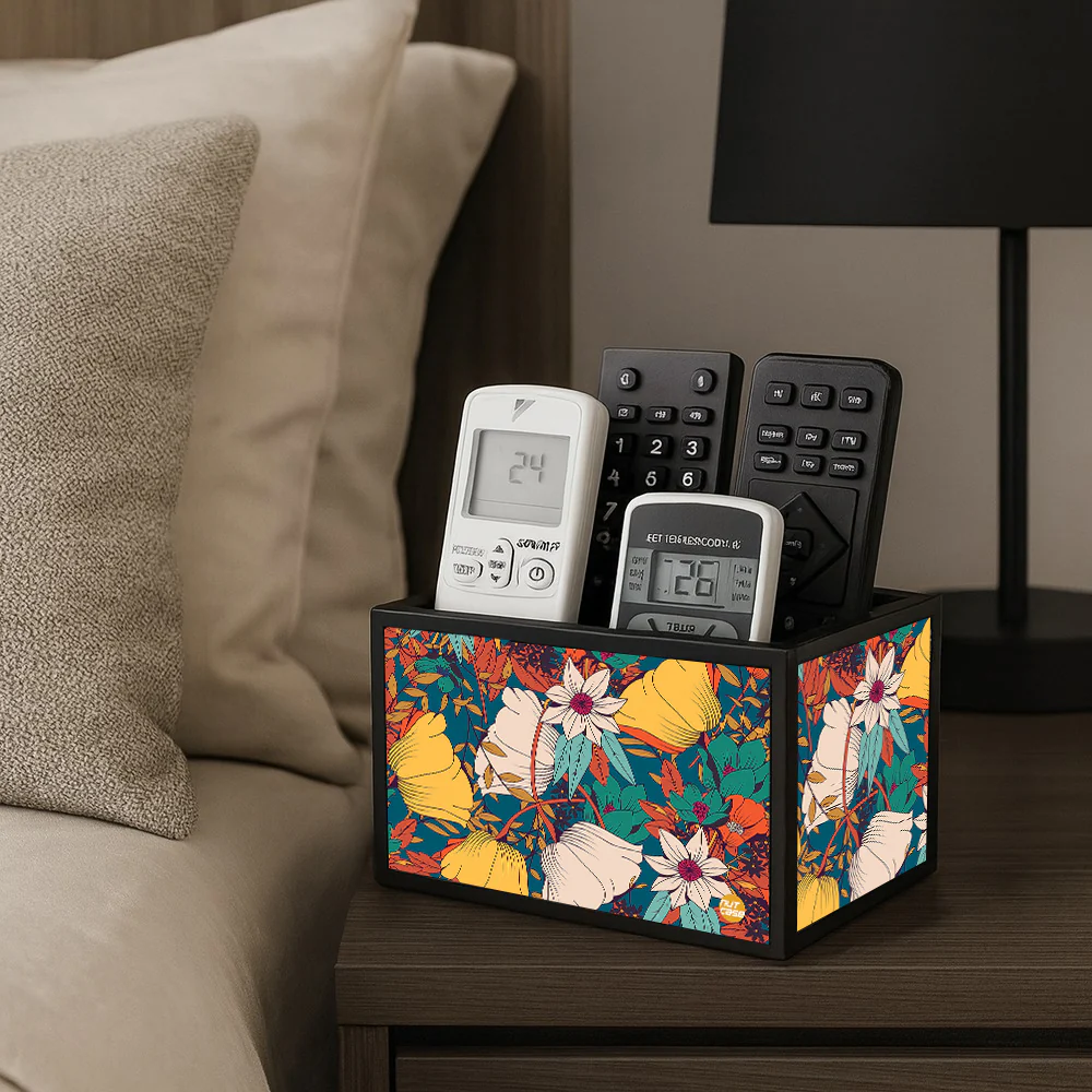 Elegant Remote Control Holder For TV / AC Remotes - Autumn Leaves - Image 17