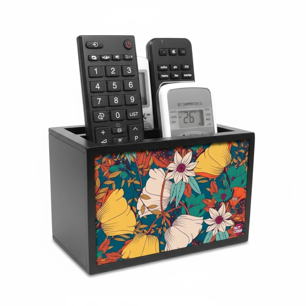 Elegant Remote Control Holder For TV / AC Remotes - Autumn Leaves - Image 20