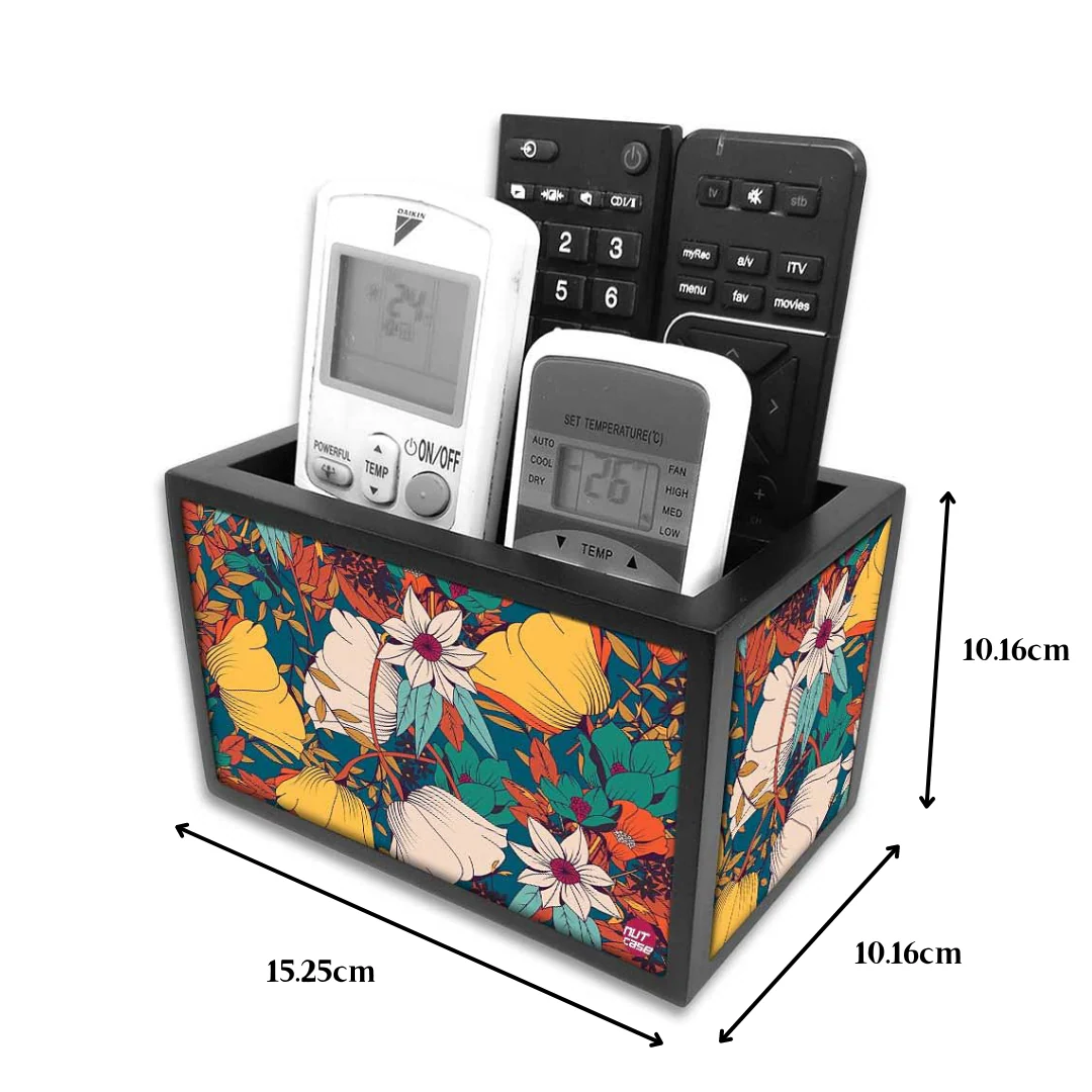 Elegant Remote Control Holder For TV / AC Remotes - Autumn Leaves - Image 5