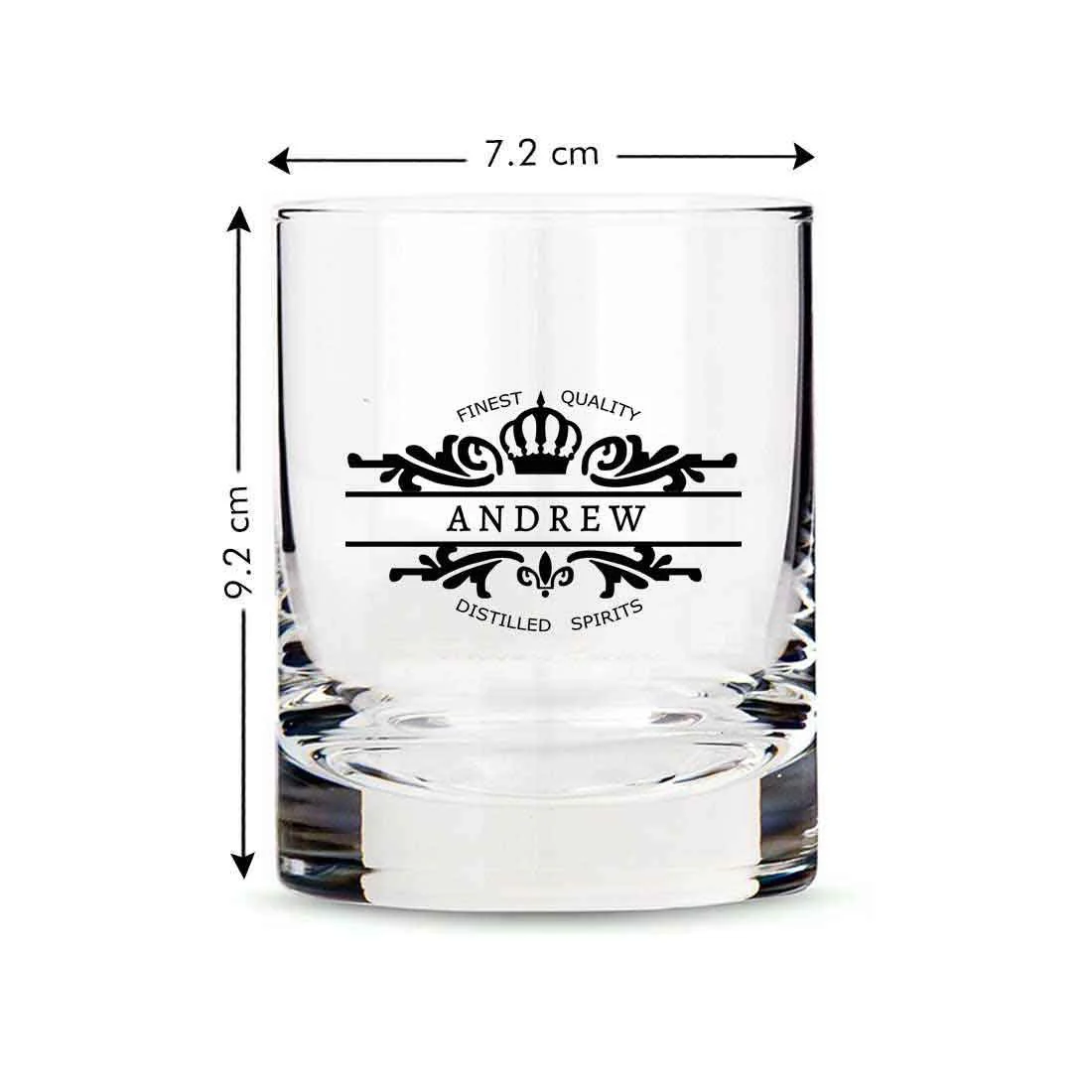 Personalized Whiskey Glass with Name - Vintage - Image 12