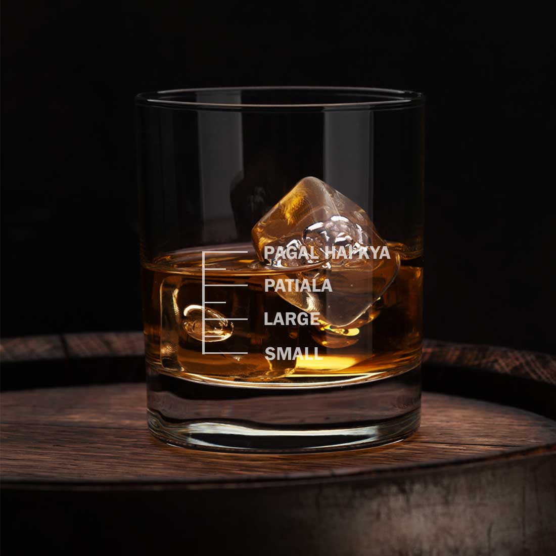 BFCM HOT DEAL Whiskey Glasses Liquor Glass-SMALL LARGE PATIYALA PAGAL HAI KYA - Image 12